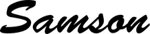 Produktbeispiel Schriftzug - Samson