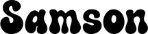 Produktbeispiel Schriftzug - Samson