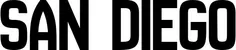 Produktbeispiel Schriftzug - San Diego