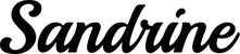 Produktbeispiel Schriftzug - Sandrine
