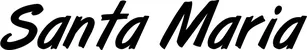 Produktbeispiel Schriftzug - Santa Maria