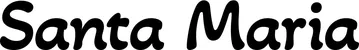 Produktbeispiel Schriftzug - Santa Maria