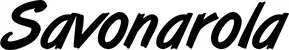 Produktbeispiel Schriftzug - Savonarola