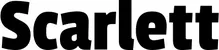 Produktbeispiel Schriftzug - Scarlett