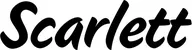 Produktbeispiel Schriftzug - Scarlett