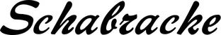 Produktbeispiel Schriftzug - Schabracke