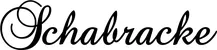 Produktbeispiel Schriftzug - Schabracke