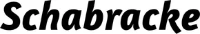 Produktbeispiel Schriftzug - Schabracke