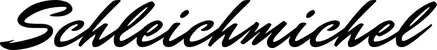 Produktbeispiel Schriftzug - Schleichmichel