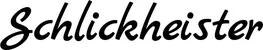 Produktbeispiel Schriftzug - Schlickheister