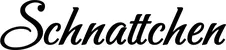 Produktbeispiel Schriftzug - Schnattchen