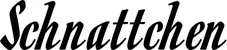 Produktbeispiel Schriftzug - Schnattchen