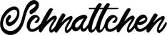 Produktbeispiel Schriftzug - Schnattchen