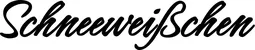 Produktbeispiel Schriftzug - Schneeweißchen