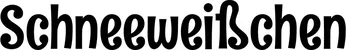 Produktbeispiel Schriftzug - Schneeweißchen