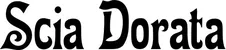 Produktbeispiel Schriftzug - Scia Dorata