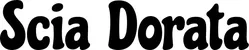 Produktbeispiel Schriftzug - Scia Dorata