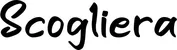 Produktbeispiel Schriftzug - Scogliera