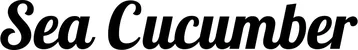 Produktbeispiel Schriftzug - Sea Cucumber