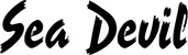 Produktbeispiel Schriftzug - Sea Devil