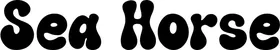 Produktbeispiel Schriftzug - Sea Horse