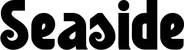 Produktbeispiel Schriftzug - Seaside
