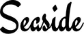 Produktbeispiel Schriftzug - Seaside