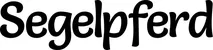 Produktbeispiel Schriftzug - Segelpferd