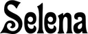 Produktbeispiel Schriftzug - Selena