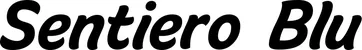 Produktbeispiel Schriftzug - Sentiero Blu
