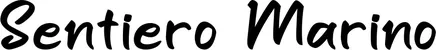 Produktbeispiel Schriftzug - Sentiero Marino