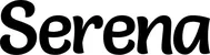 Produktbeispiel Schriftzug - Serena