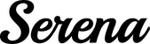 Produktbeispiel Schriftzug - Serena