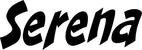 Produktbeispiel Schriftzug - Serena