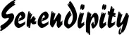 Produktbeispiel Schriftzug - Serendipity