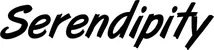 Produktbeispiel Schriftzug - Serendipity