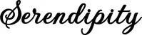 Produktbeispiel Schriftzug - Serendipity
