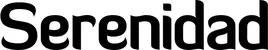 Produktbeispiel Schriftzug - Serenidad
