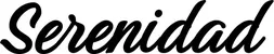 Produktbeispiel Schriftzug - Serenidad