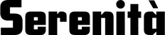 Produktbeispiel Schriftzug - Serenità