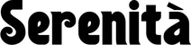 Produktbeispiel Schriftzug - Serenità