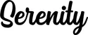 Produktbeispiel Schriftzug - Serenity