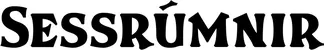 Produktbeispiel Schriftzug - Sessrúmnir