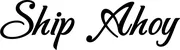 Produktbeispiel Schriftzug - Ship Ahoy