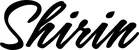 Produktbeispiel Schriftzug - Shirin