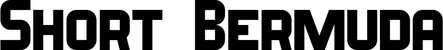 Produktbeispiel Schriftzug - Short Bermuda
