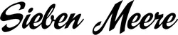 Produktbeispiel Schriftzug - Sieben Meere
