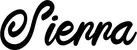 Produktbeispiel Schriftzug - Sierra