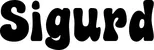 Produktbeispiel Schriftzug - Sigurd