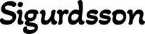Produktbeispiel Schriftzug - Sigurdsson